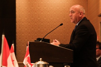 Duncan Hawthorne speaking to the Empire Club, January 2011 (Empire Club)