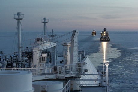 LNG shipment, November 2012 (Gazprom) 460x306