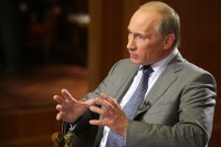 Vladimir Putin during interview 200x133