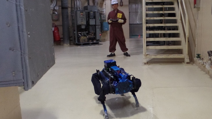 KHNP deploys four-legged robot in Kori decommissioning