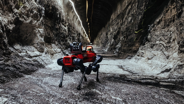 Walking robot tested in Finnish repository