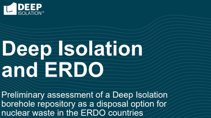 Deep borehole disposal suitable for ERDO countries, study shows