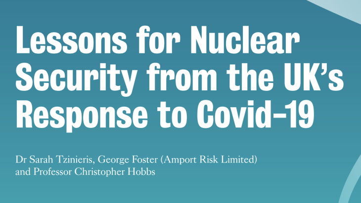 Study examines impact of pandemic on UK nuclear security