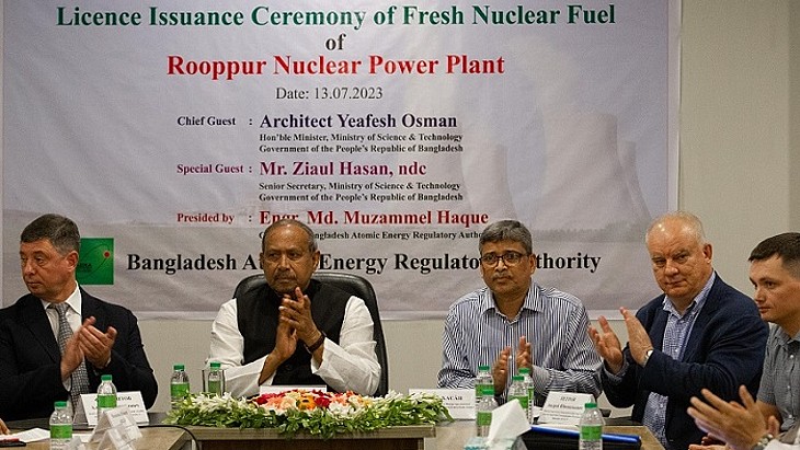 Ceremony marks Rooppur nuclear fuel licences
