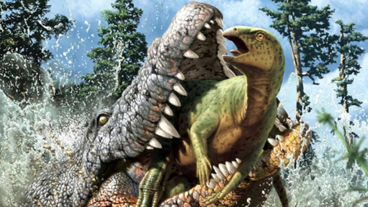 Nuclear techniques confirm crocodile was dinosaur eater