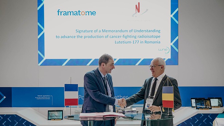 Nuclearelectrica and Framatome in lutetium-177 agreement