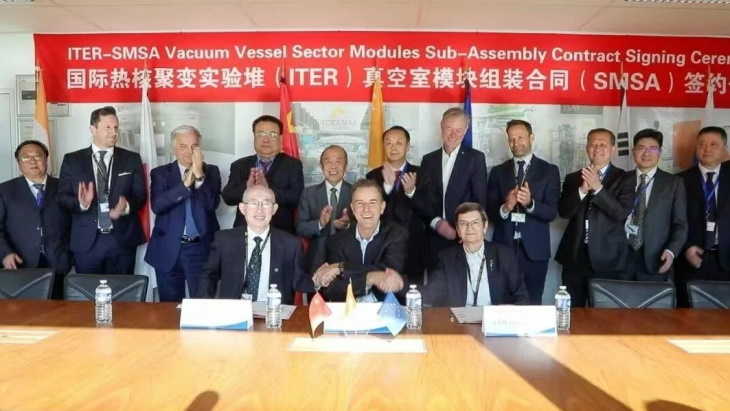 Contract for ITER vacuum vessel assembly