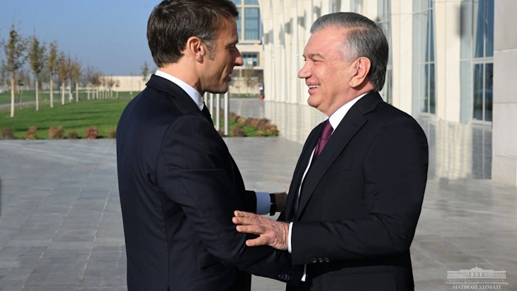 Agreements, declarations mark Macron visits to Kazakhstan, Uzbekistan