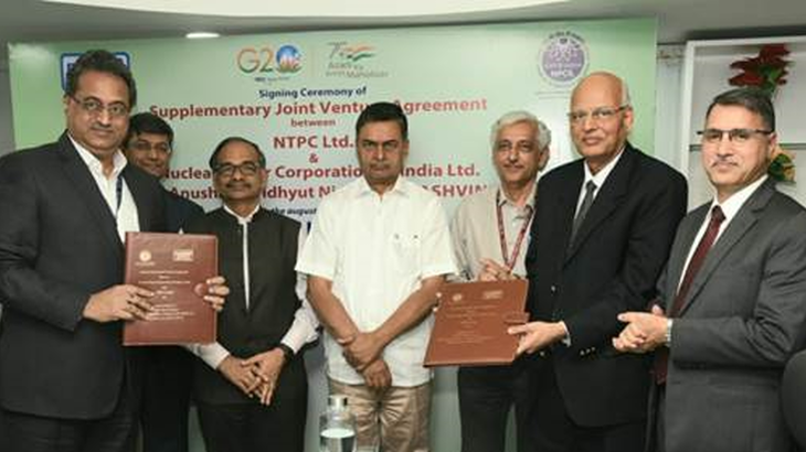 Indian companies sign agreement for nuclear plant construction