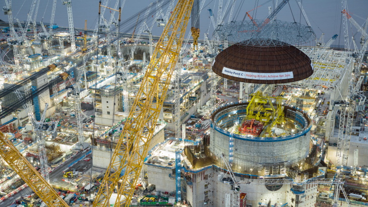 Hinkley Point C is currently the only new nuclear power plant under construction in the UK (Image: EDF Energy)