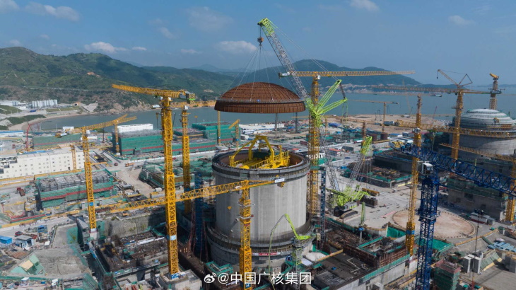 Dome installed at second San'ao unit
