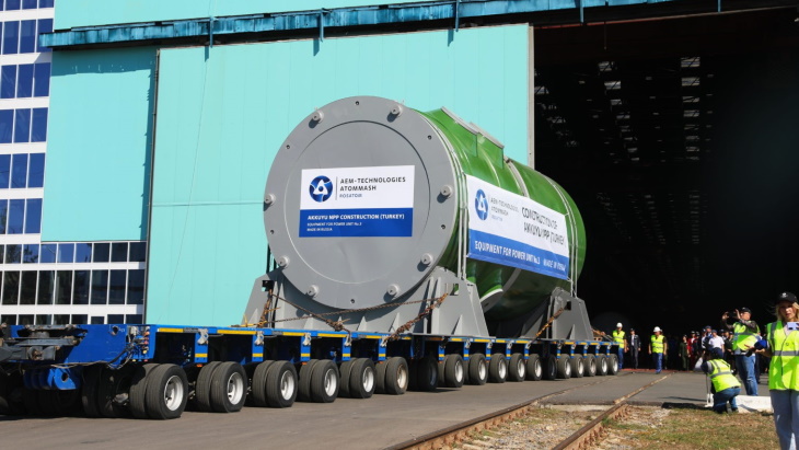 Vessel for third Akkuyu reactor ready to be shipped