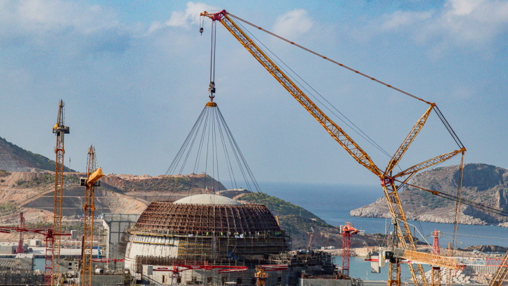 Akkuyu 1 outer containment dome takes shape