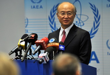 Amano at IAEA GC (Dean Calma - IAEA)