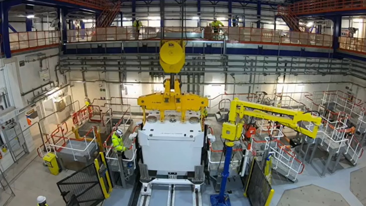 Sellafield waste transfer facility completes test run