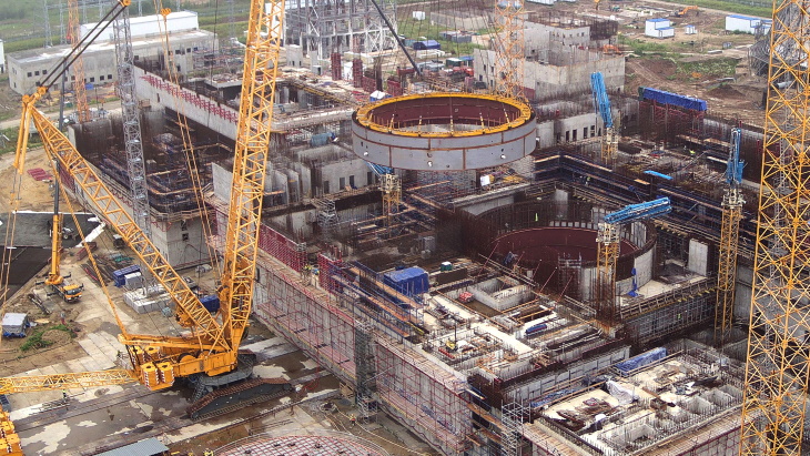 Final tier of containment installed for Russian fast reactor