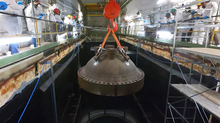 Work begins to dismantle Garigliano reactor vessel