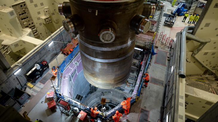 In pictures: First reactor vessel in place at Hinkley Point C