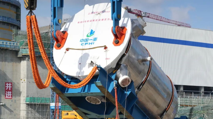 Reactor vessel installed at Haiyang 4