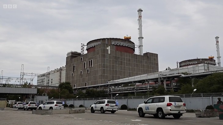 IAEA&rsquo;s Grossi and team at Zaporizhzhia nuclear power plant