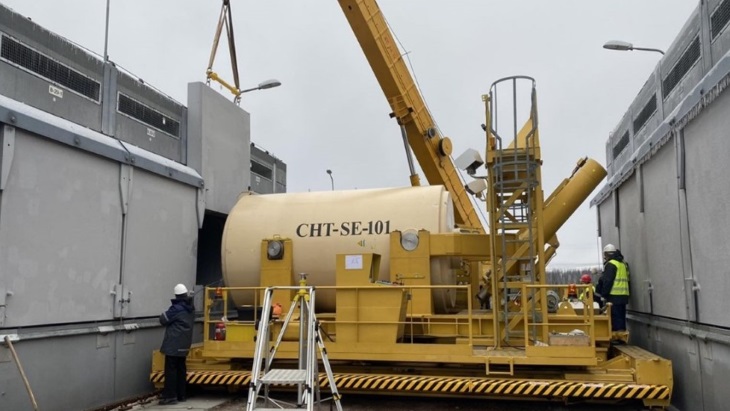 Chernobyl used fuel store ready for commissioning