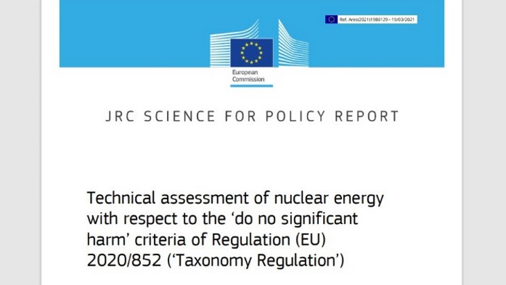 EU Taxonomy can move forward with nuclear, JRC finds