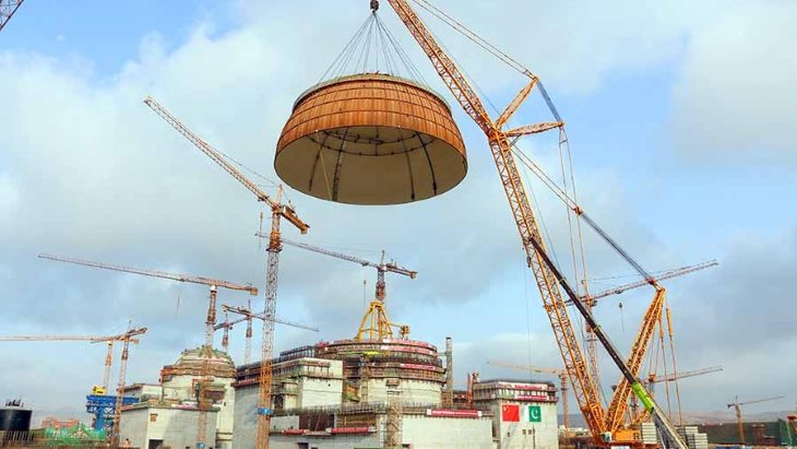 Dome installed at Karachi unit 3