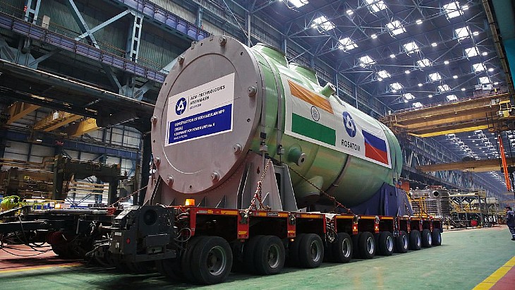 Reactor vessel shipped for Kudankulam's sixth unit