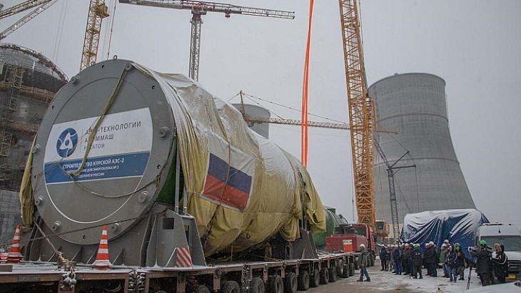 Reactor vessel delivered to Kursk II&#39;s second unit