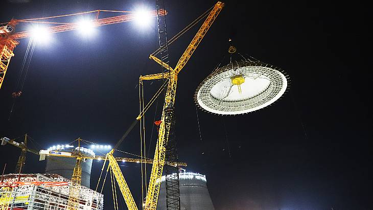 In Pictures: Inner containment dome installed at Kursk II