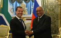 Medvedev and Zuma, August 2010