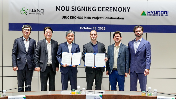 Hyundai Engineering agrees to cooperate with US SMR developers