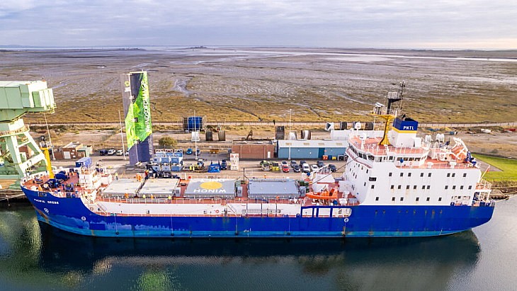 British nuclear transport ship fitted with innovative sail