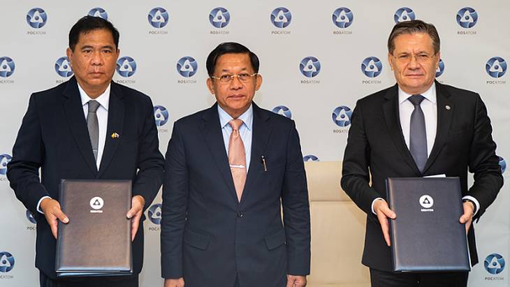 Russia&#39;s Rosatom and Myanmar sign nuclear energy MoUs