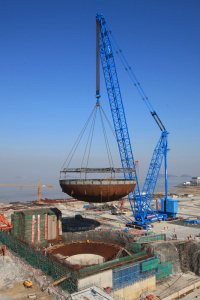 Sanmen containment vessel bottom head, January 2010