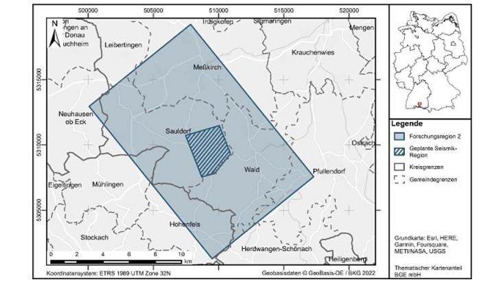 Second German region selected for geological studies