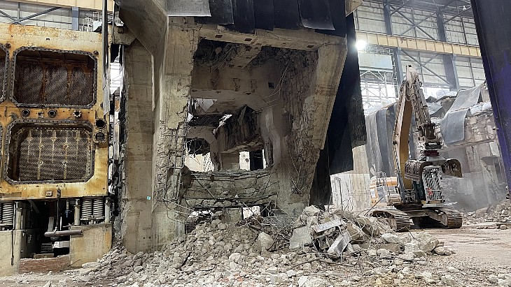 Explosives speed Sizewell A turbine hall decommissioning