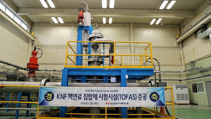 Korean nuclear fuel assembly test facility opens