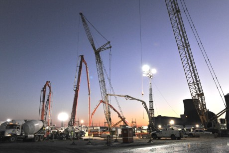 Vogtle 3 first concrete, March 2013 (Georgia Power) 460x307