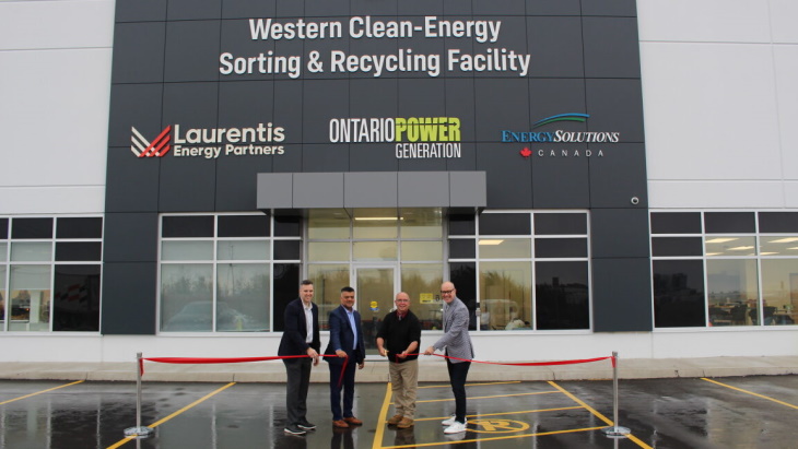 Low-level waste recycling facility opens in Ontario