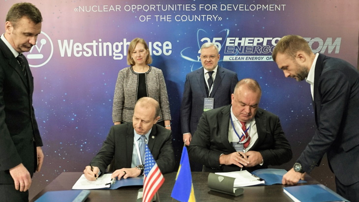 Westinghouse signs initial contract for Ukrainian AP1000s