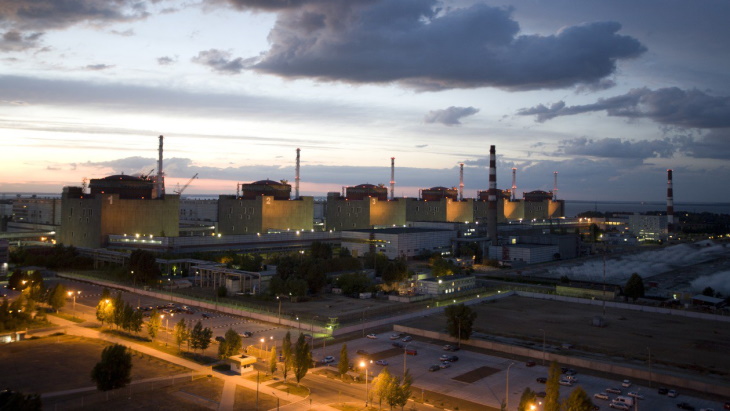 Fire at Zaporizhzhia cooling tower