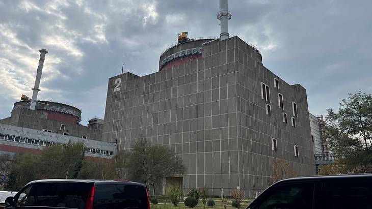 IAEA&#39;s Grossi visits&nbsp;Zaporizhzhia nuclear power plant