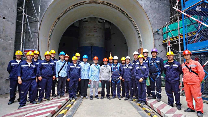 Reactor vessel installed at third Zhangzhou unit