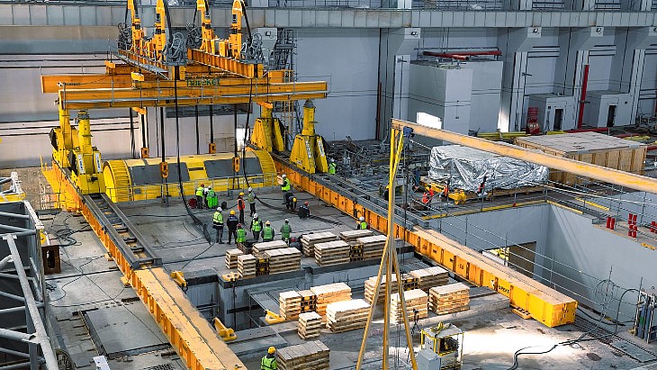 Akkuyu 2's turbine generator stator installed