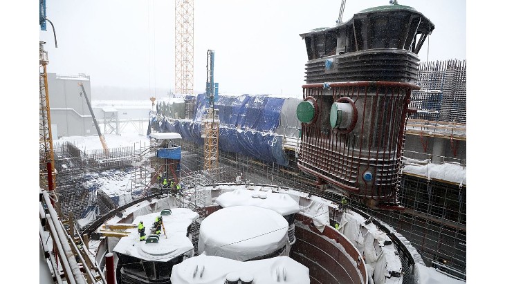 Fourth shell of BREST-OD-300 peripheral cavity installed