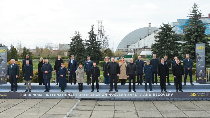 Funding pledge and tributes paid at Chernobyl anniversary