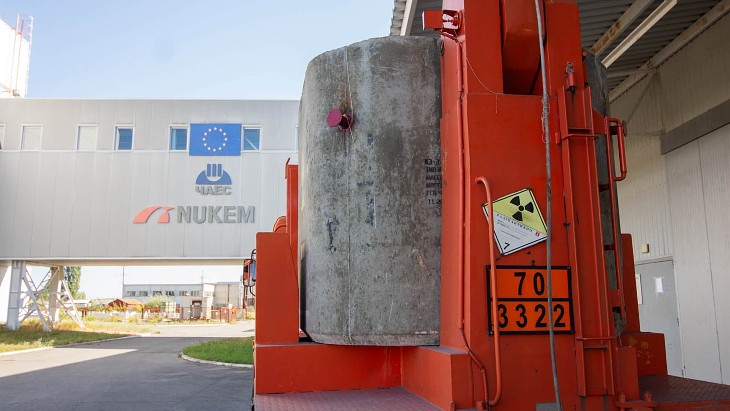 First transfer from Chernobyl's new waste processing facility