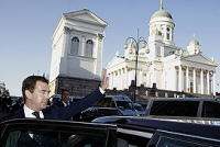 Medvedev in Helsinki (Kremlin)