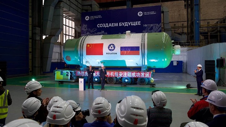 Emergency core cooling system tank shipped for Xudabao 4 